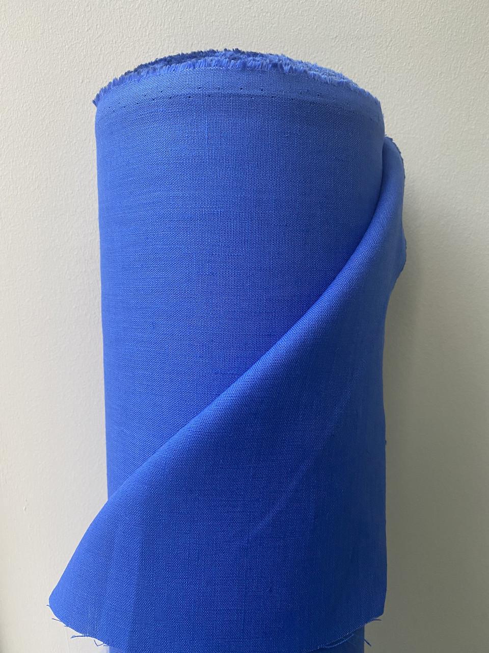 Тканина LINEN PLUS 100% льон 143 см 1561/572 Електрик - фото 1 Тканина LINEN PLUS 100% льон 143 см 1561/572 Електрик - фото 1