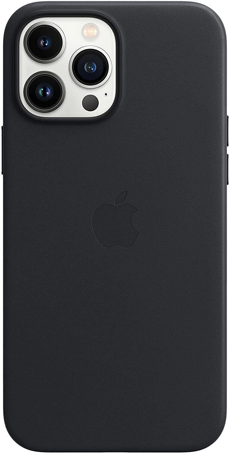 Чехол кожаный Leather Case MagSafe для Apple iPhone 13 Pro Max 6,7" Black (MM1R3ZM/A) Чехол кожаный Leather Case MagSafe для Apple iPhone 13 Pro Max 6,7" Black (MM1R3ZM/A)