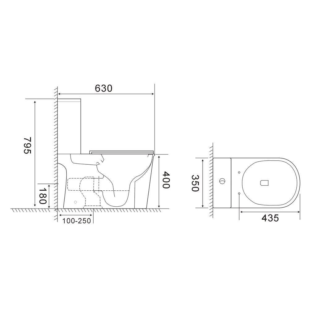 Компакт MIXXUS WAVE-0405-R система смыва RIMLESS 630х350х795 мм (2726889088) - фото 6 Компакт MIXXUS WAVE-0405-R система смыва RIMLESS 630х350х795 мм (2726889088) - фото 6