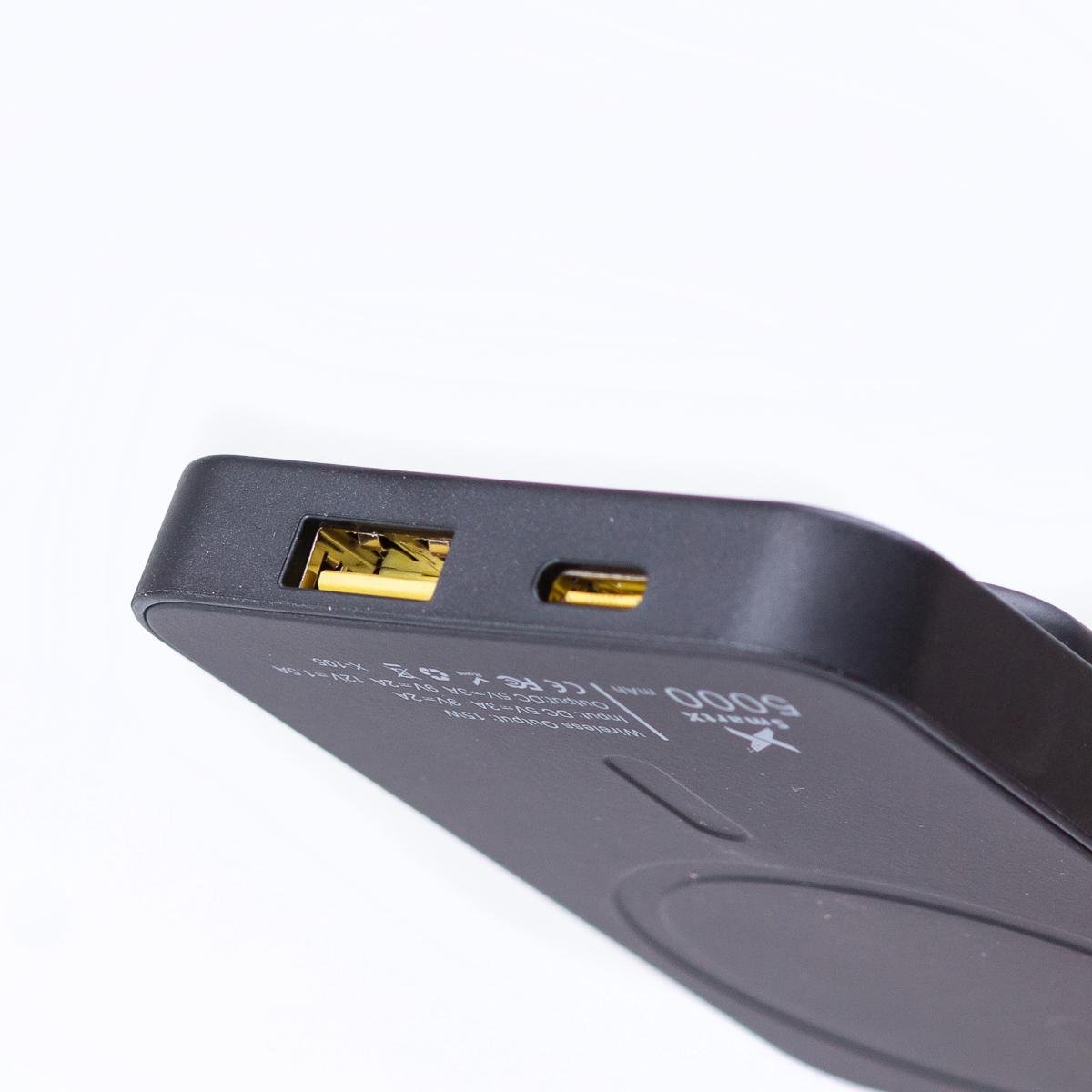 Повербанк 5000 mAh с беспроводной зарядкой USB-C/USB-A (20973064) - фото 11