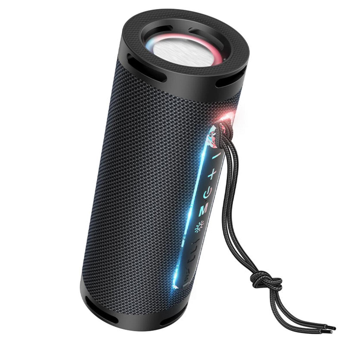 Портативная колонка HOCO HC9 с LED-подсветкой Dazzling Pulse Sports BT Speaker Bluetooth Black (000060)