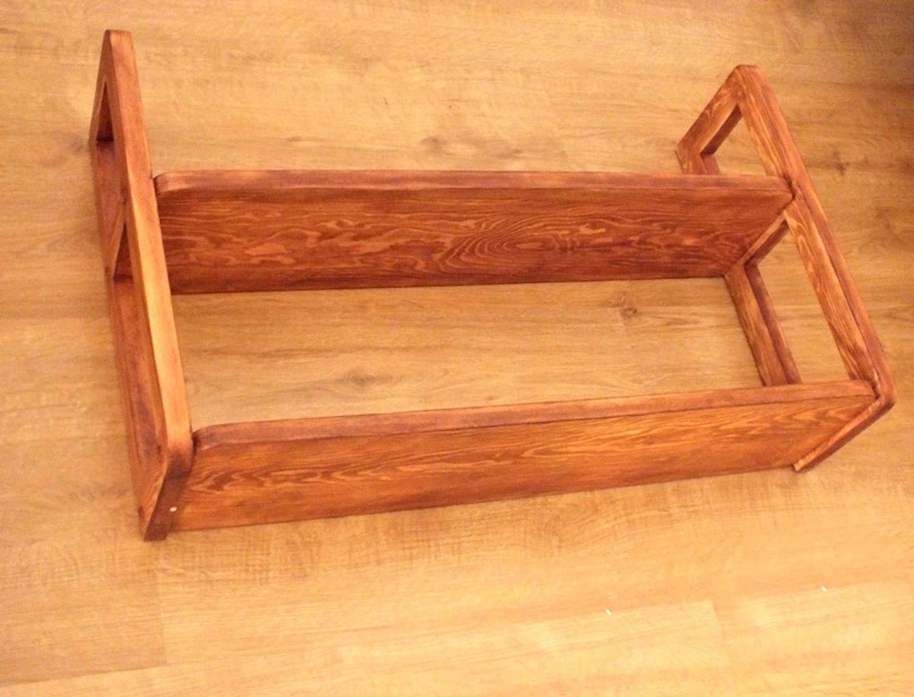 Полка настенная из дерева Аль/Бахар Шафран (НСП-004506)