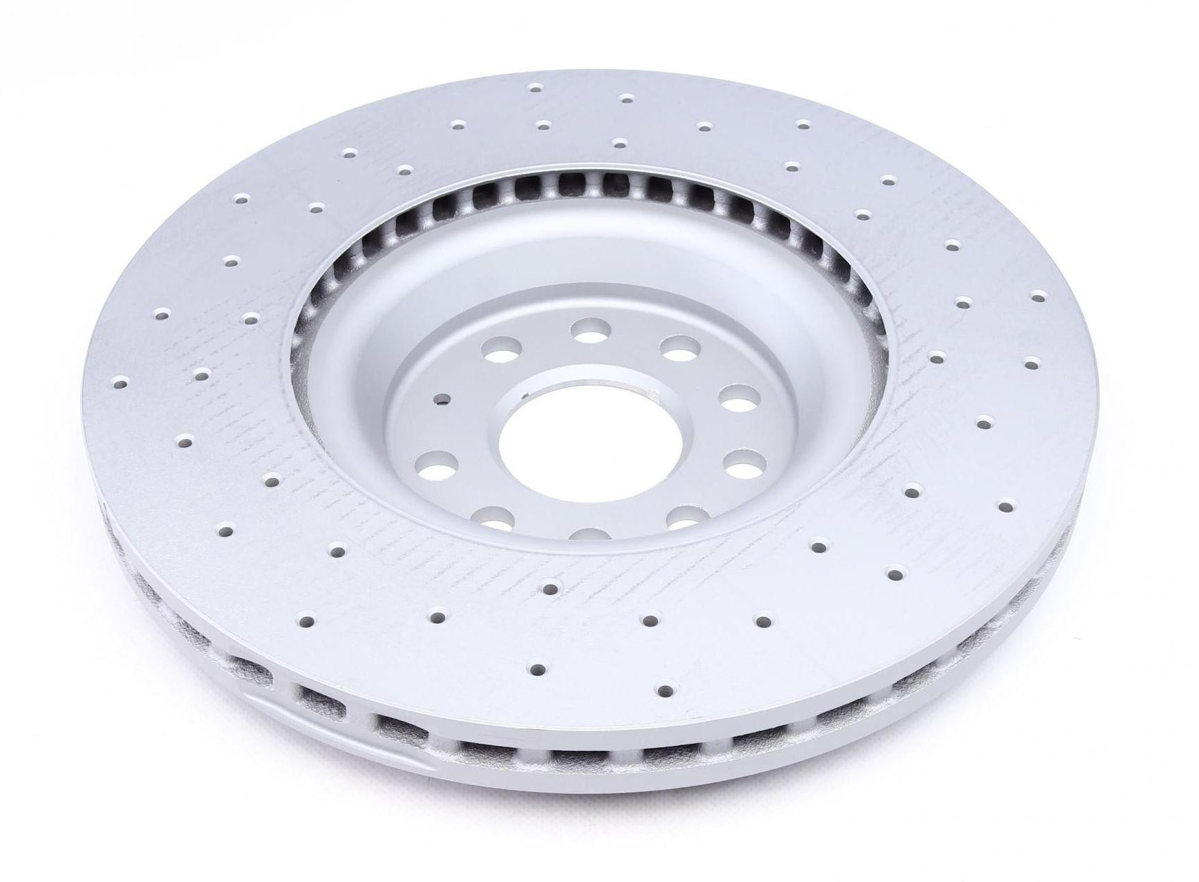 Диск тормозной передний ZIMMERMANN Audi A3/Skoda Octavia/VW Golf 13-/Passat 08- с отверстиями вентилируемый 340x30 мм (600.3243.52 ZIMMERMANN)