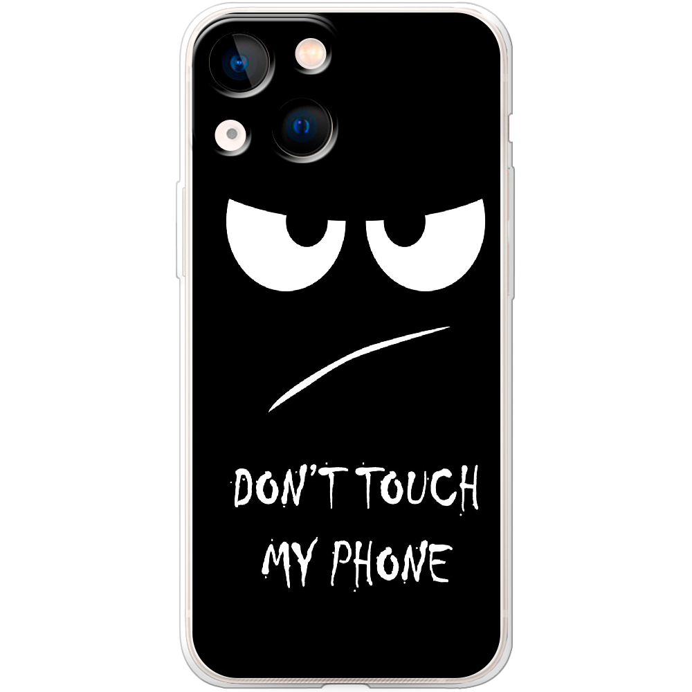 Чохол BoxFace iPhone 13 mini Don't Touch my Phone Прозорий силікон (43839-up535-43839)