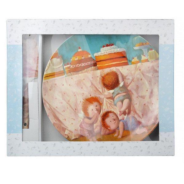 Блюдо для торта Lefard Солодке життя з лопаткою 26 см (924-200) - фото 5 Блюдо для торта Lefard Солодке життя з лопаткою 26 см (924-200) - фото 5