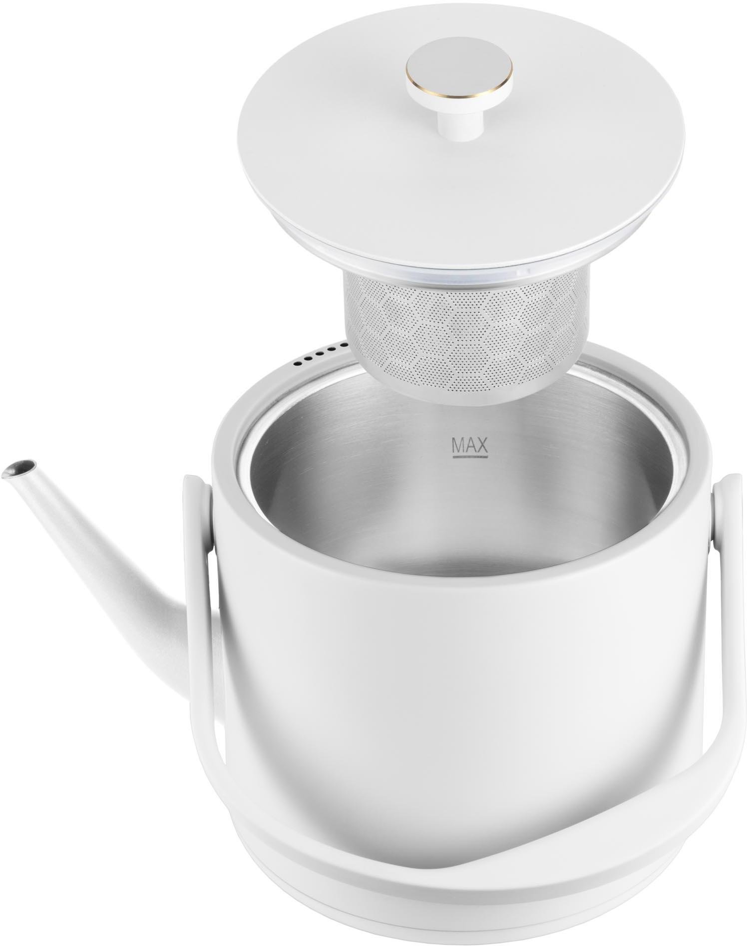 Электрочайник Catler BM500CHARLOTTA нержавейка 1200 Вт сенсорное управление 0,6 л Белый (627144) - фото 4