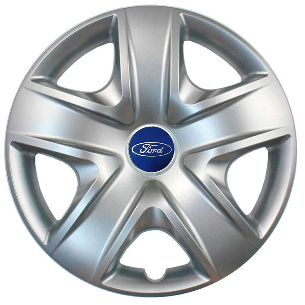 Колпаки SJS 500 с логотипом Ford R17 4 шт. Серебряный