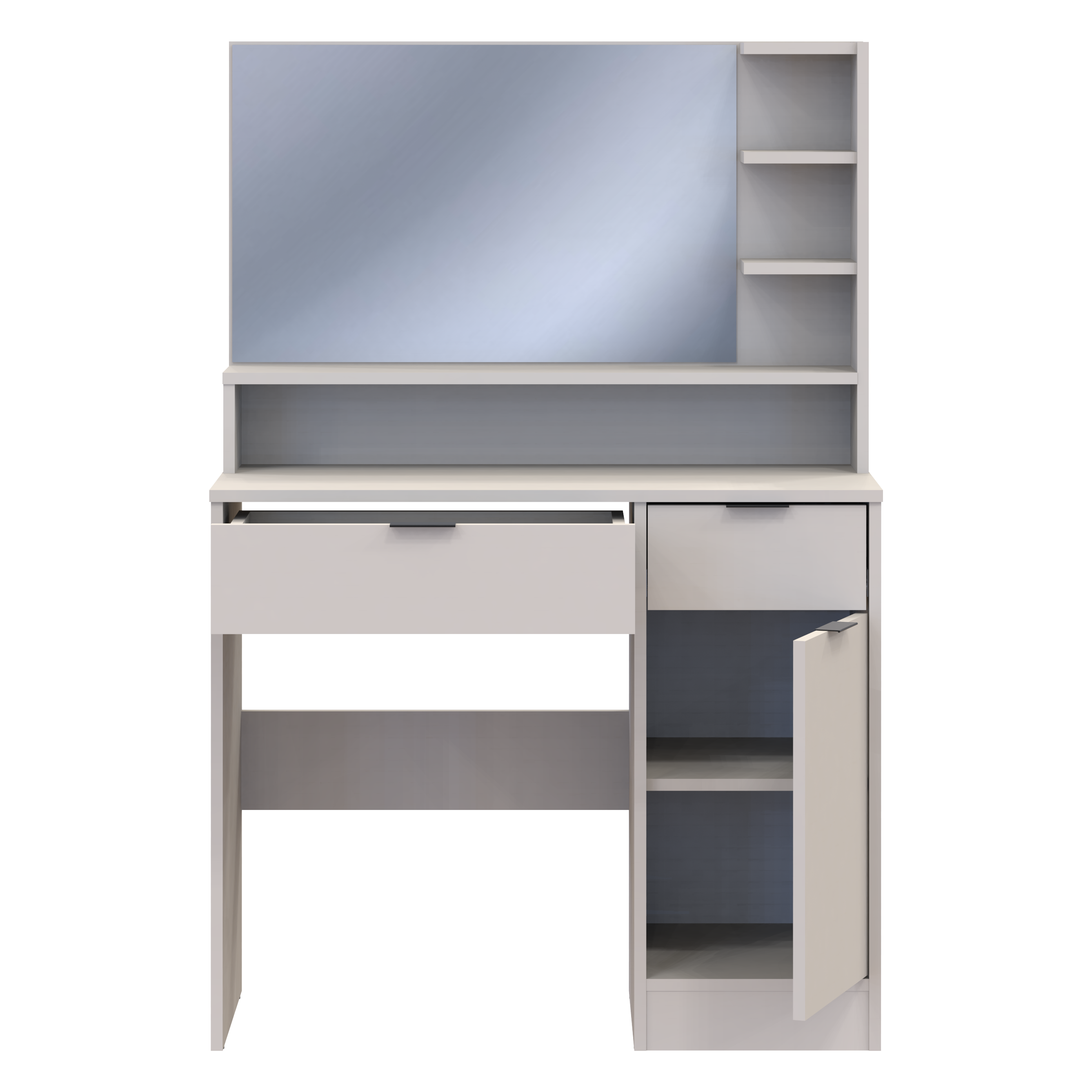 Туалетний столик з дзеркалом Doros Естель 90х38х135 см Кашемір (DRS-011473) - фото 4 Туалетний столик з дзеркалом Doros Естель 90х38х135 см Кашемір (DRS-011473) - фото 4