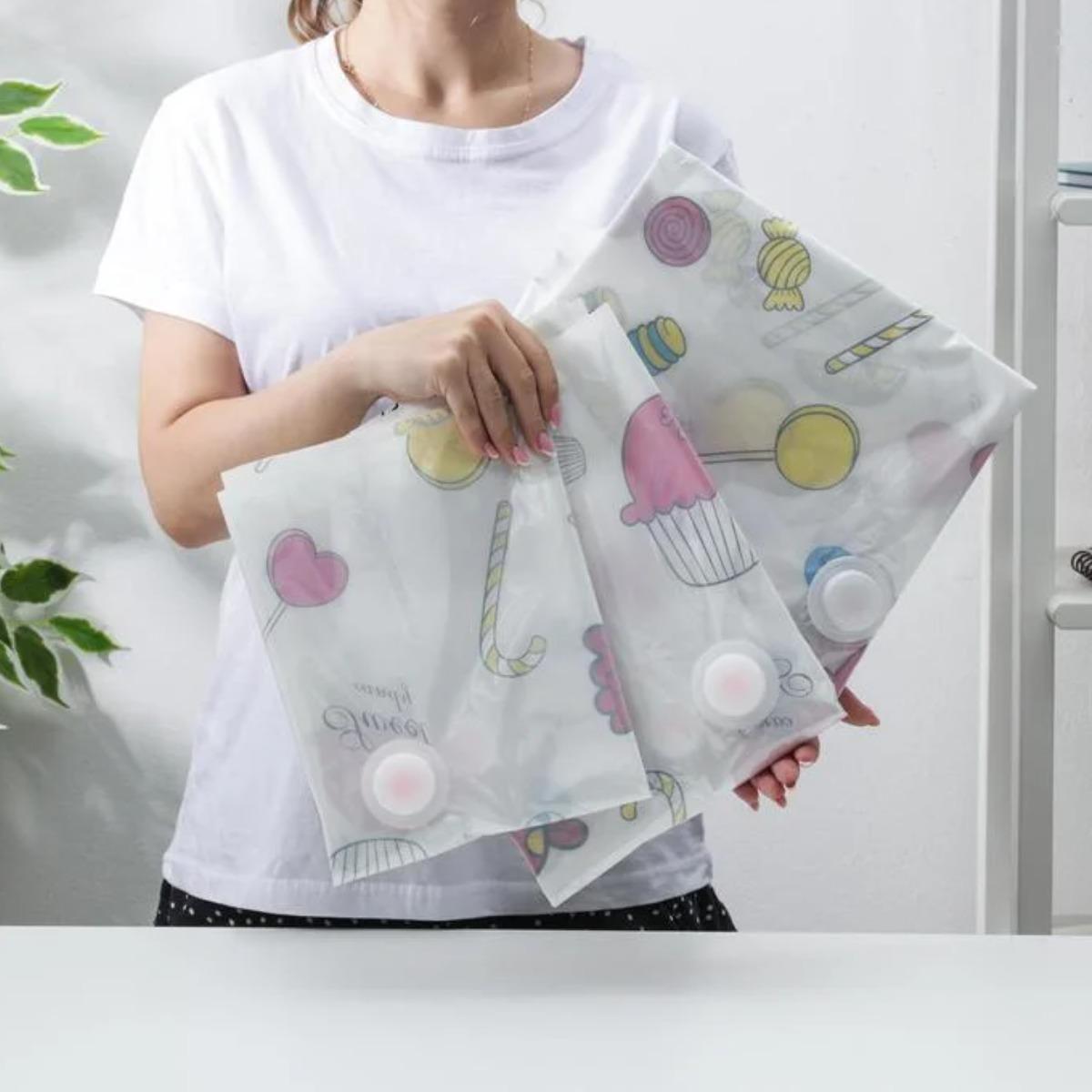 Пакет для одягу з насосом вакуумний Vacuum Storage Bags 6 пр. (R26106) - фото 2