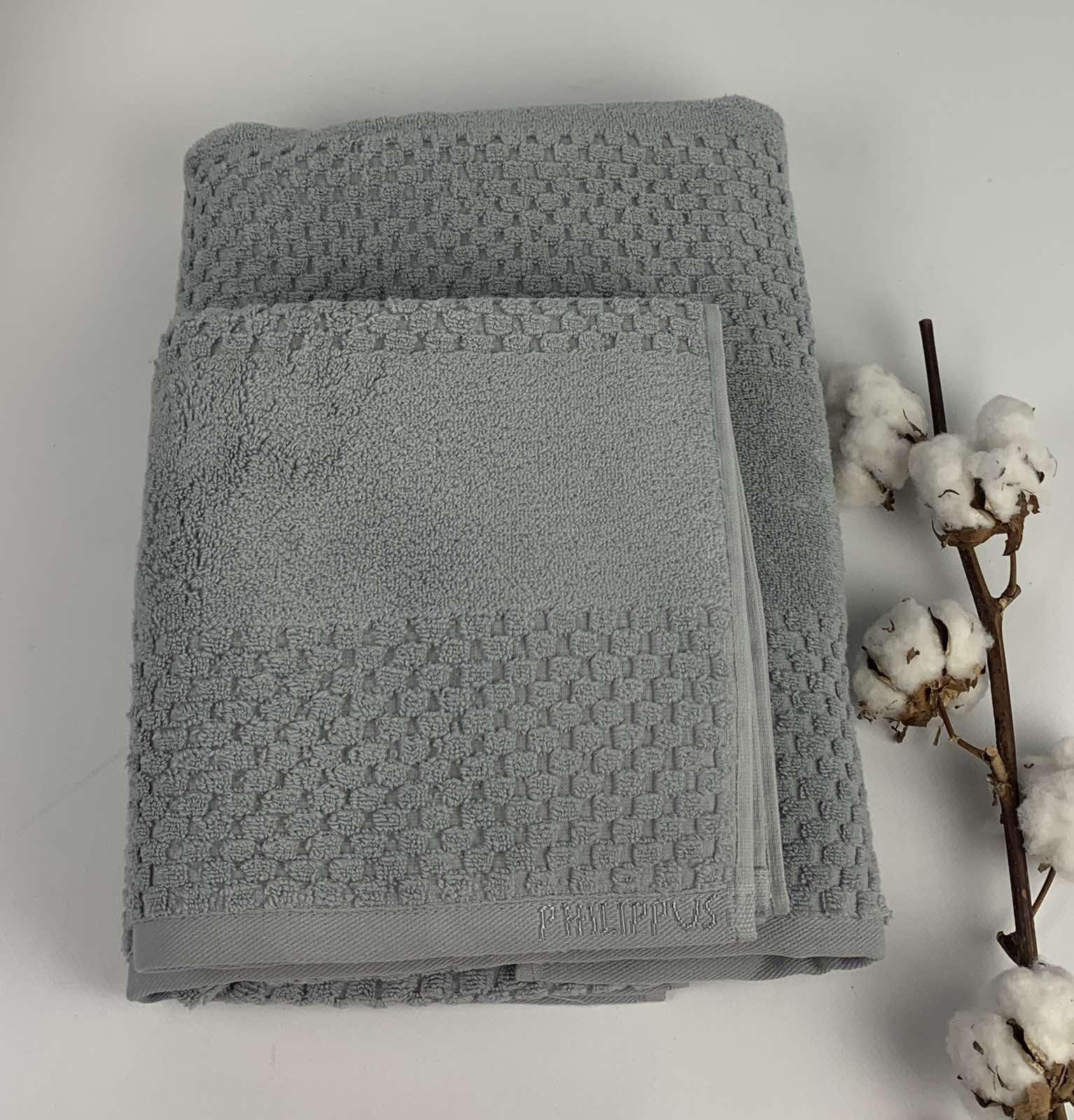 Набор полотенец Philippus Microcotton Mars А362 2 шт. 70x140 см Серый (CN30747) Набор полотенец Philippus Microcotton Mars А362 2 шт. 70x140 см Серый (CN30747)