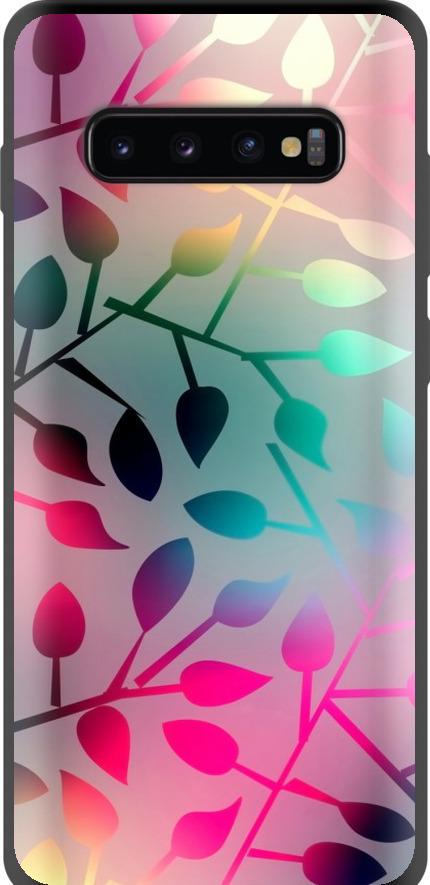 Чехол на Samsung Galaxy S10 Plus Листья (2235b-1649-42517)