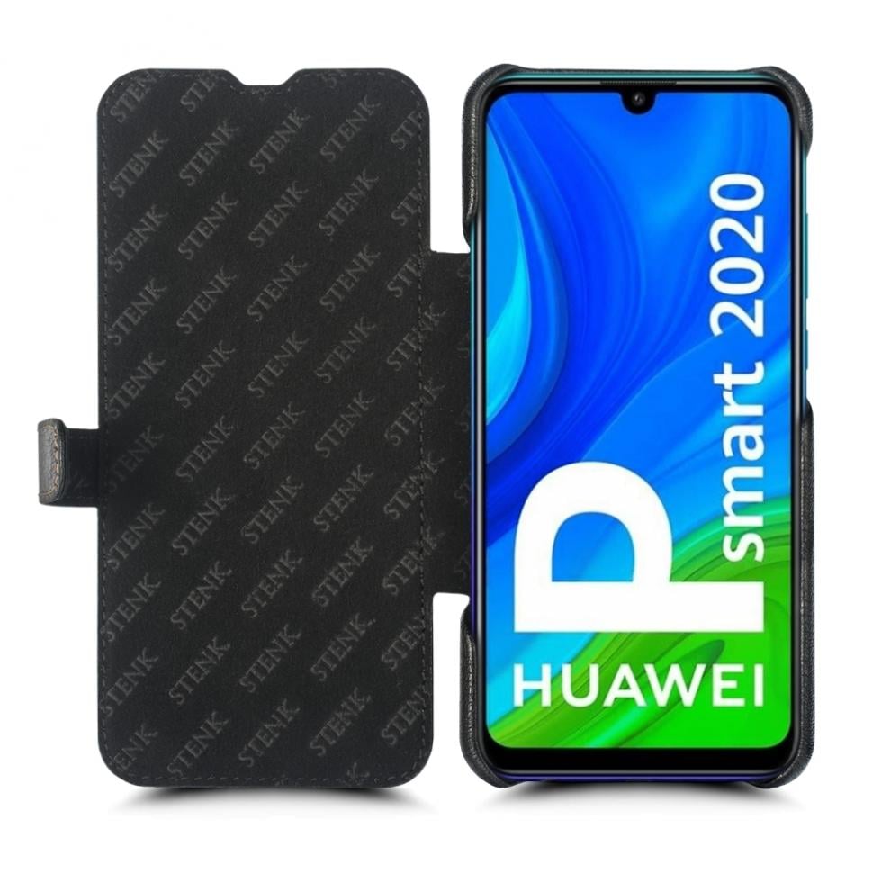 Чехол книжка Stenk Premium для Huawei P Smart 2020 Черный (68489)