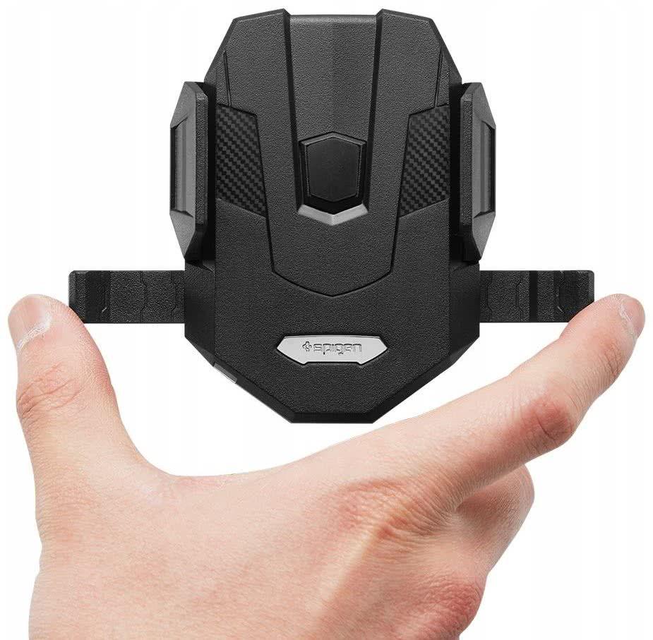Автодержатель с беспроводной зарядкой Spigen X35W CD Car Mount Wireless Charger Black (000CP25520) - фото 5