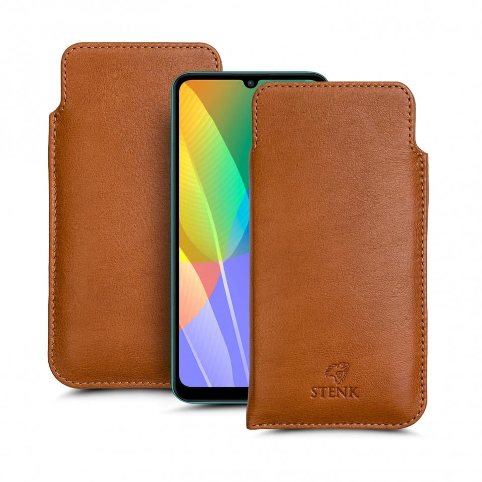 Футляр Stenk Elegance для Huawei Y6P Camel (66026)