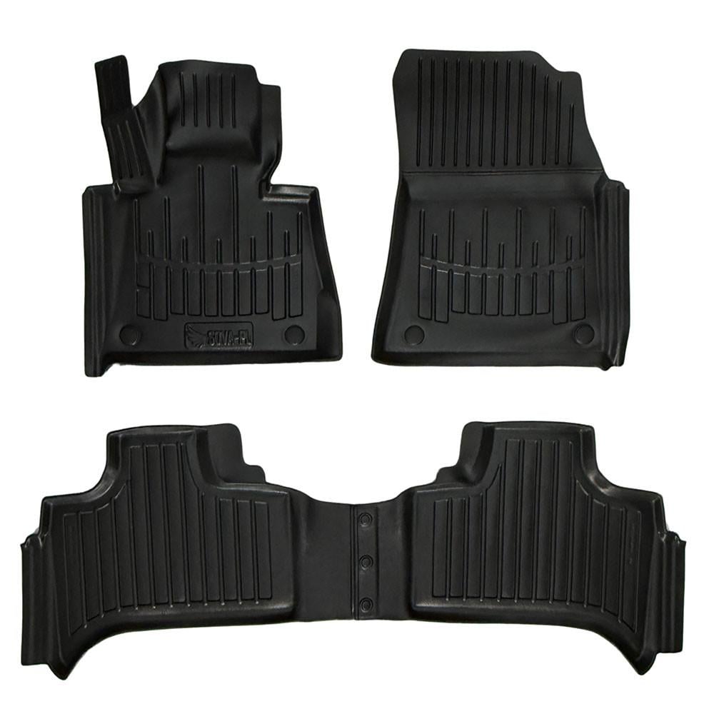 Коврики в салон SOVA-PL для BMW X5 E53 1999-2006 резиновые 4 шт. Черный (28800661) Коврики в салон SOVA-PL для BMW X5 E53 1999-2006 резиновые 4 шт. Черный (28800661)
