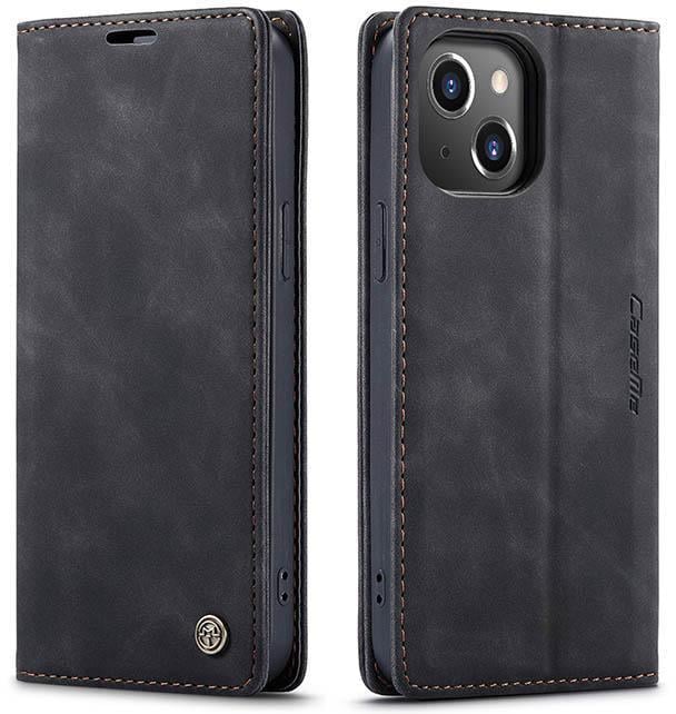 Чехол книжка с магнитом CaseMe для  iPhone 13 mini Black (24002-2B)