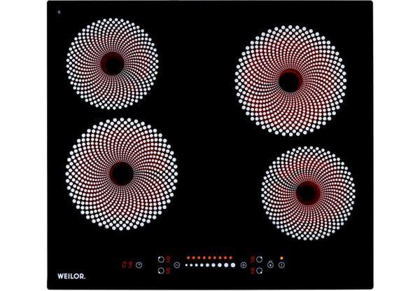 Варильна поверхня електрична WEILOR WHC 641 Black (1014656) - фото 2