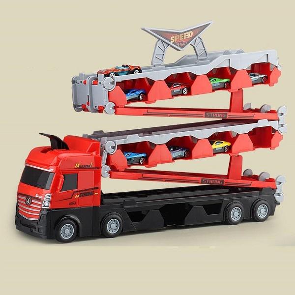 Игровой набор игрушечная фура с раскладной трассой до 2х метров и 8 машинок ( C00388 ) - фото 6 Игровой набор игрушечная фура с раскладной трассой до 2х метров и 8 машинок ( C00388 ) - фото 6