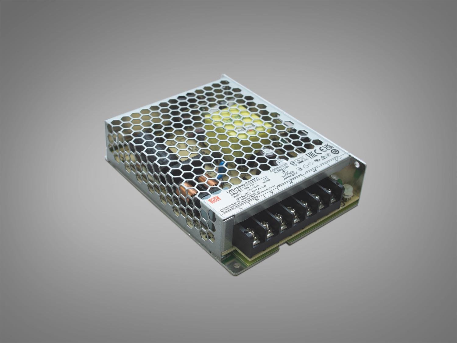 Блок питания для магнитной трековой системы 100 Вт скрытого монтажа (QY-LRS-100W-48)