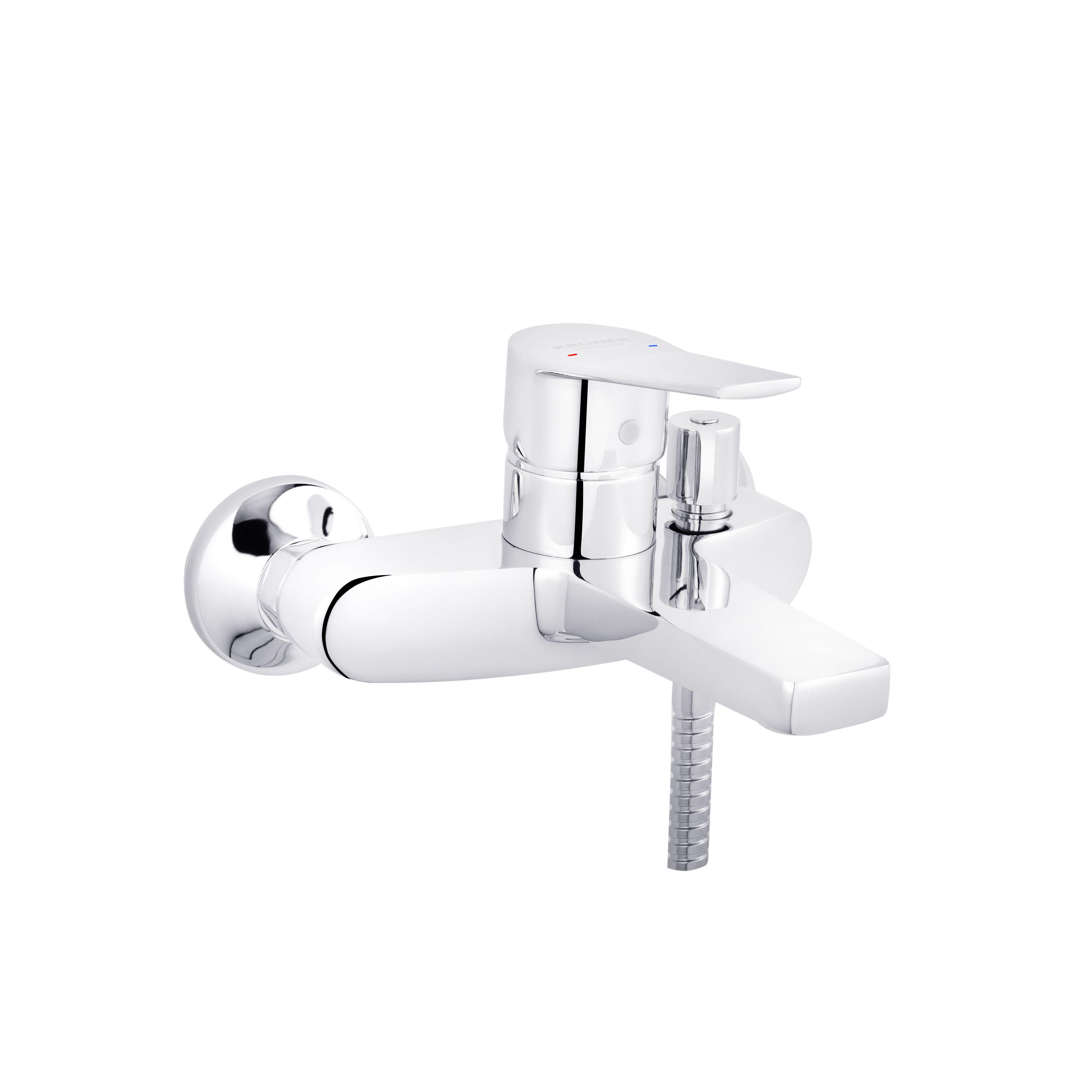 Смеситель для ванны KRONER Enzo-C060 CV023606 однорычажный Хром (136832)