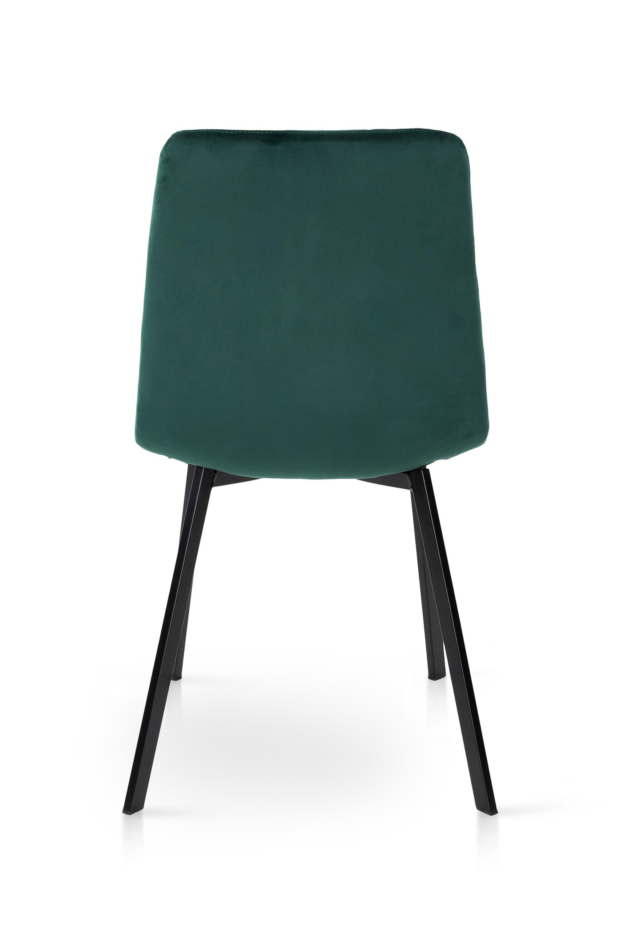 Стілець для кухні та вітальні ГРЕЙС Ментос 420х870х450 мм Чорний/Зелений (GAА0057184) - фото 4 Стілець для кухні та вітальні ГРЕЙС Ментос 420х870х450 мм Чорний/Зелений (GAА0057184) - фото 4