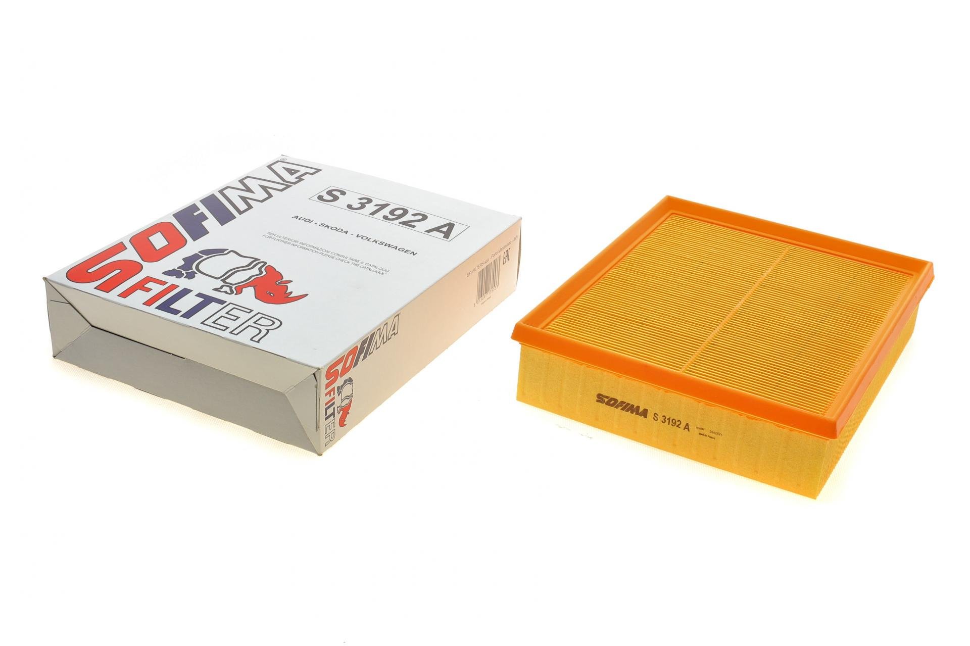 Фільтр повітряний SOFIMA для Audi A4/A6 1,6-4,2 i/1,9TDI 94-05/VW Passat 1,8-4,0 i/1,9TDI 97-05- (S 3192 A)
