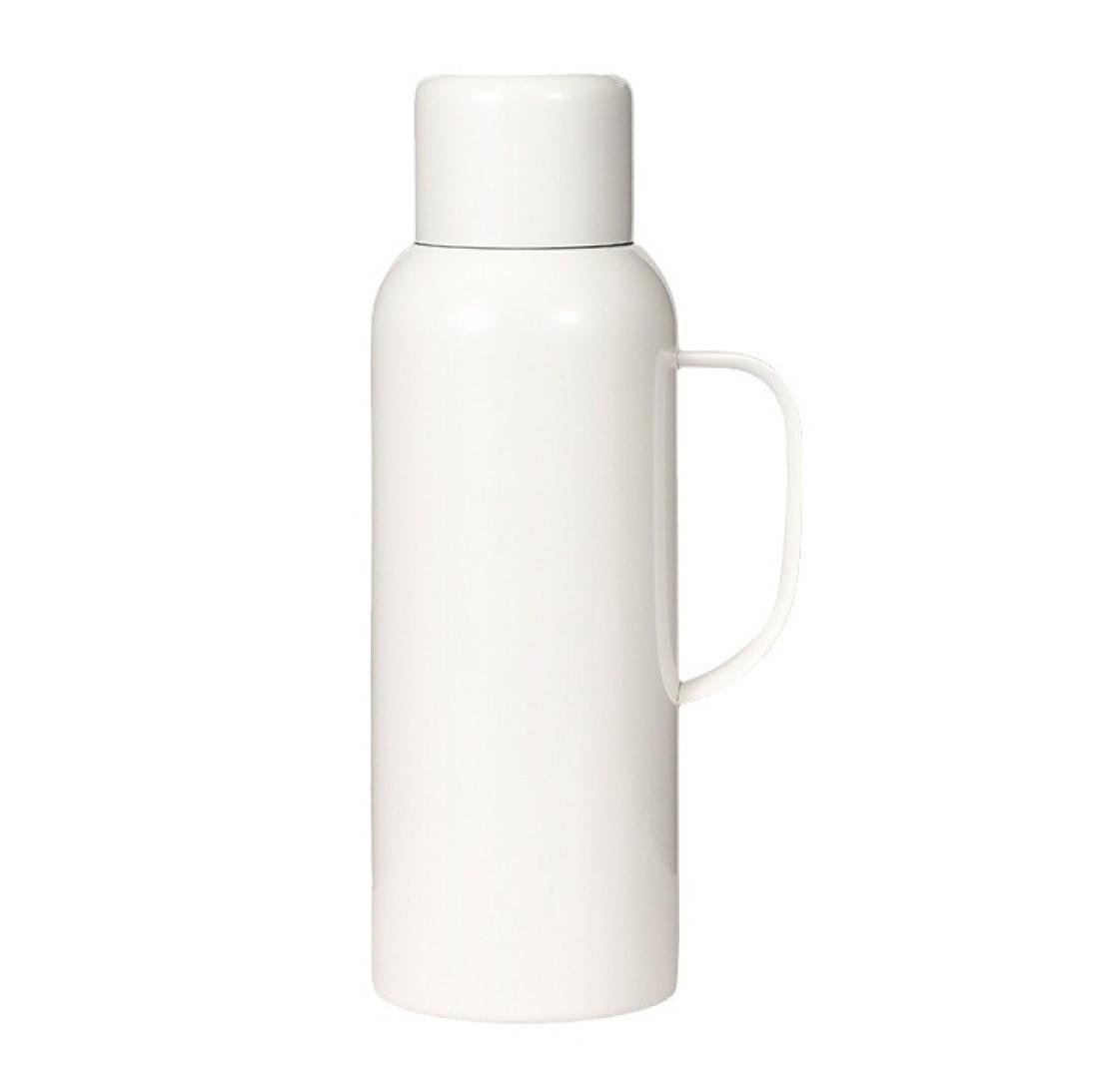 Термос Vacuum с датчиком температуры на 820 мл Белый (2431237176) - фото 4