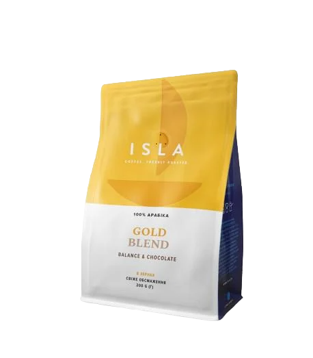 Кофе ISLA GOLD BLEND в зернах 200 г