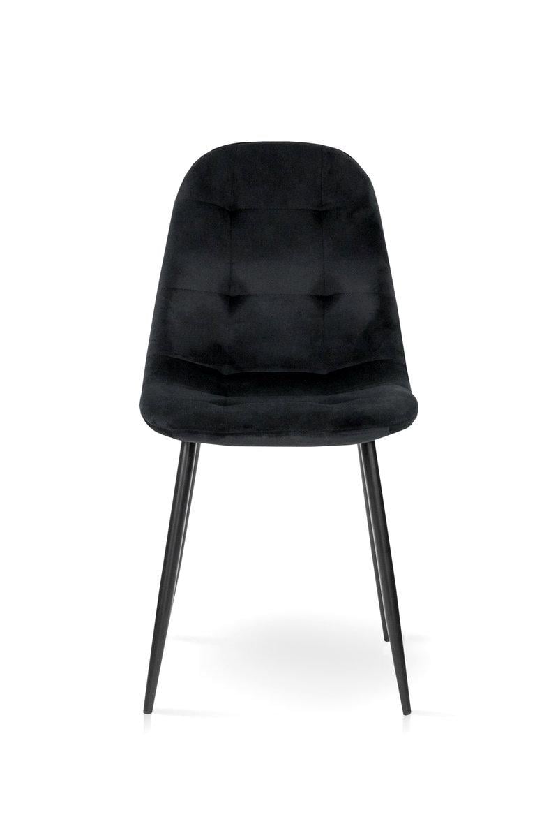 Стілець кухонний Мікс Меблі Квест Чорний/Велюр Чорний - фото 6 Стілець кухонний Мікс Меблі Квест Чорний/Велюр Чорний - фото 6