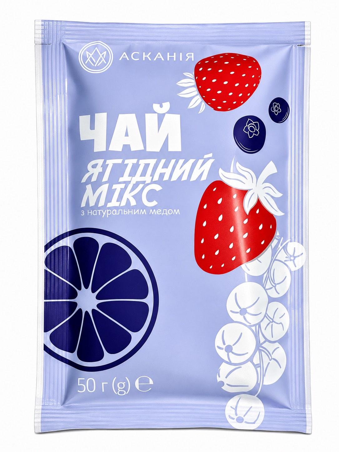 Чай концентрированный Ascania Ягодный микс с натуральным медом 12 шт. (60961)