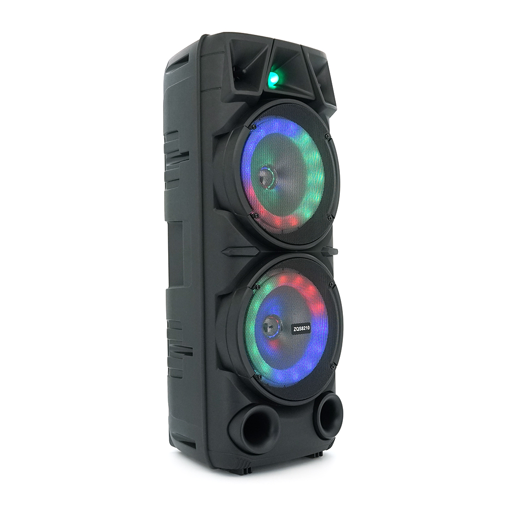 Портативная акустическая система ZQS8210 2x20W с Bluetooth микрофоном и пультом (YUT_V10773)
