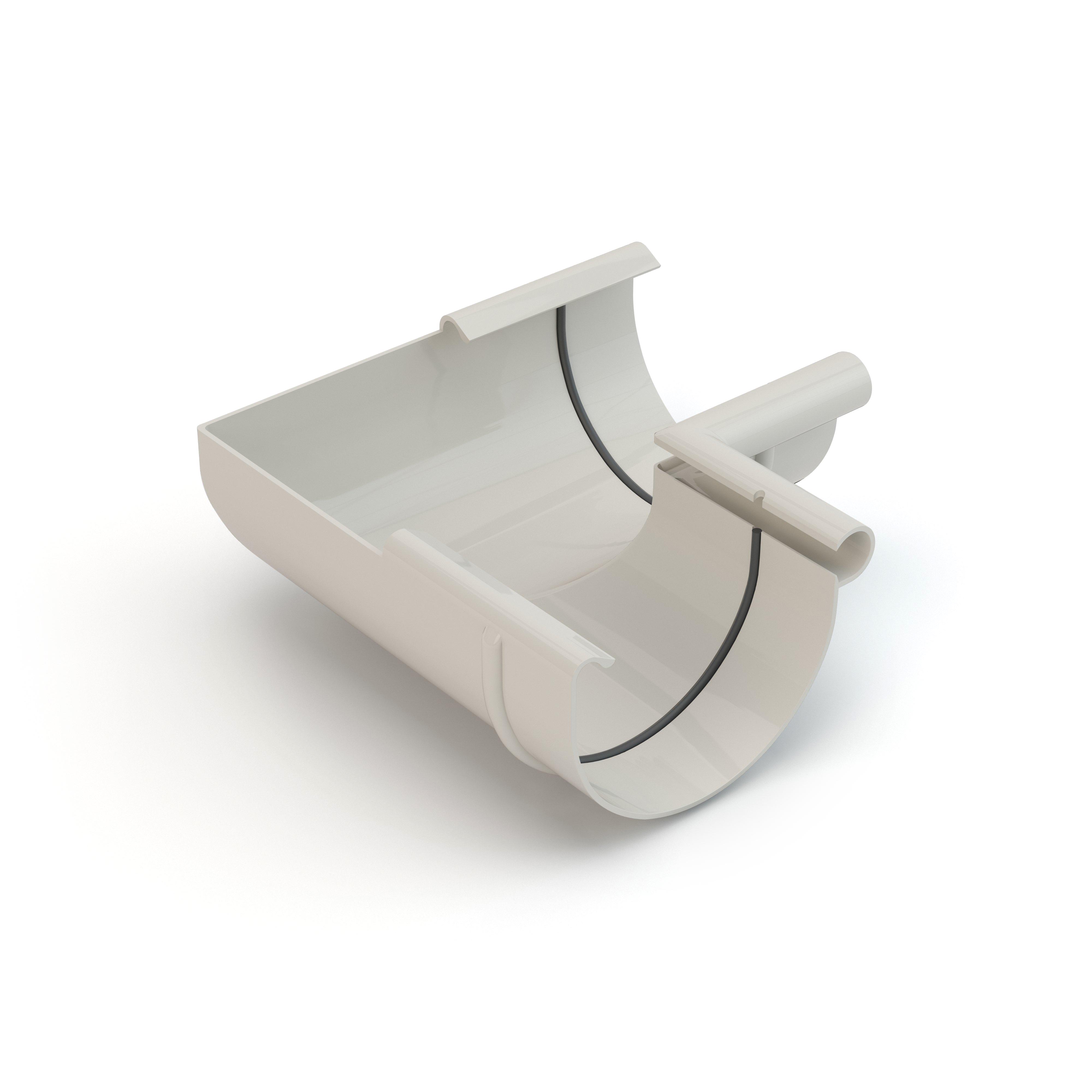 Кут ринви внутрішній Gamrat 90° 150 мм Білий (312-323-180) - фото 2 Кут ринви внутрішній Gamrat 90° 150 мм Білий (312-323-180) - фото 2