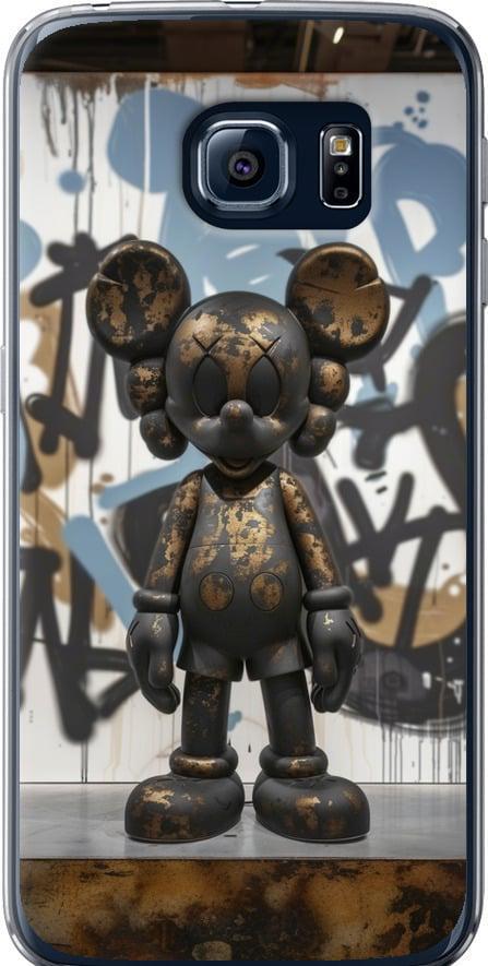 Чехол на Samsung Galaxy S6 G920 Bronze kaws v2 (6098t-80-42517)