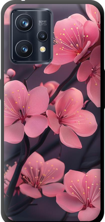 Чехол на Realme 9 Pro Plus Пурпурная сакура (6075b-2596-42517)
