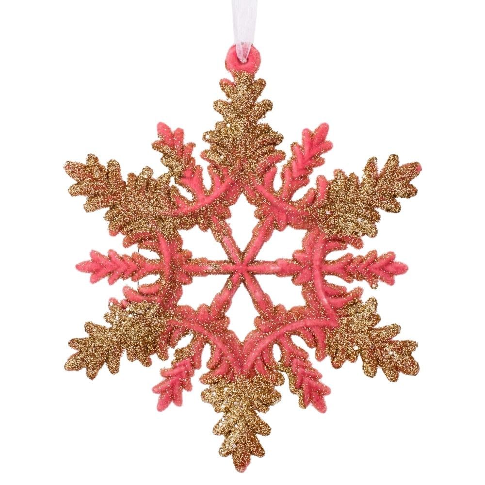 Набор елочных игрушек Волшебная снежинка 6 шт. 13,2 см (6027-029)