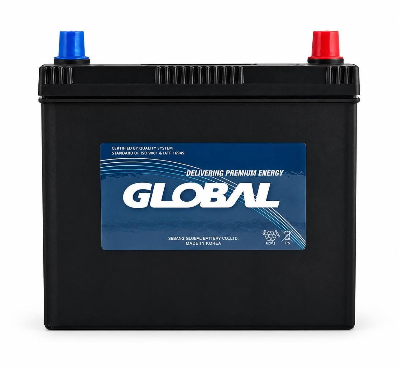 Акумулятор автомобільний Global Asia 55 Ah 630A R+ 12V (3188080822)