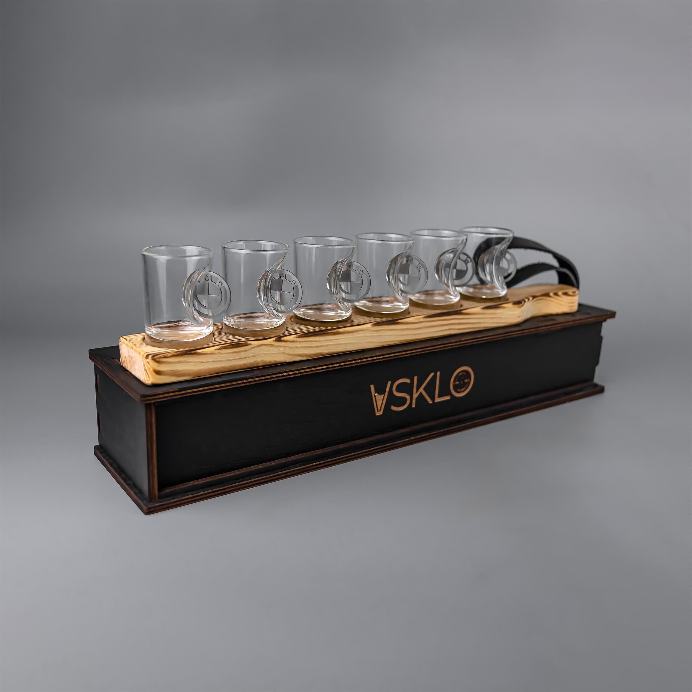 Набор рюмок на подставке BMW с упаковкой (24843161) - фото 2 Набор рюмок на подставке BMW с упаковкой (24843161) - фото 2