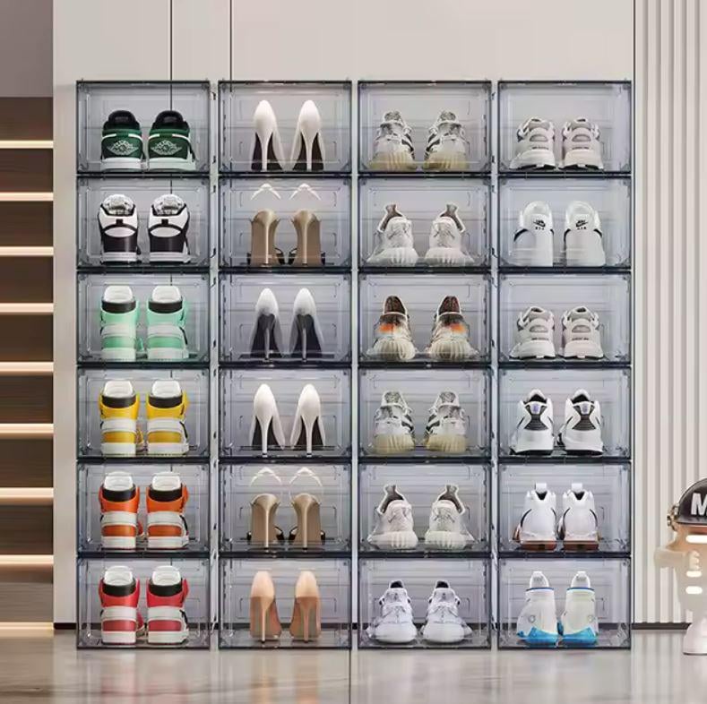 Органайзер для обуви и хозяйственных нужд UrbanKit штабелированный 6 шт. Прозрачный (L15N) - фото 8 Органайзер для обуви и хозяйственных нужд UrbanKit штабелированный 6 шт. Прозрачный (L15N) - фото 8