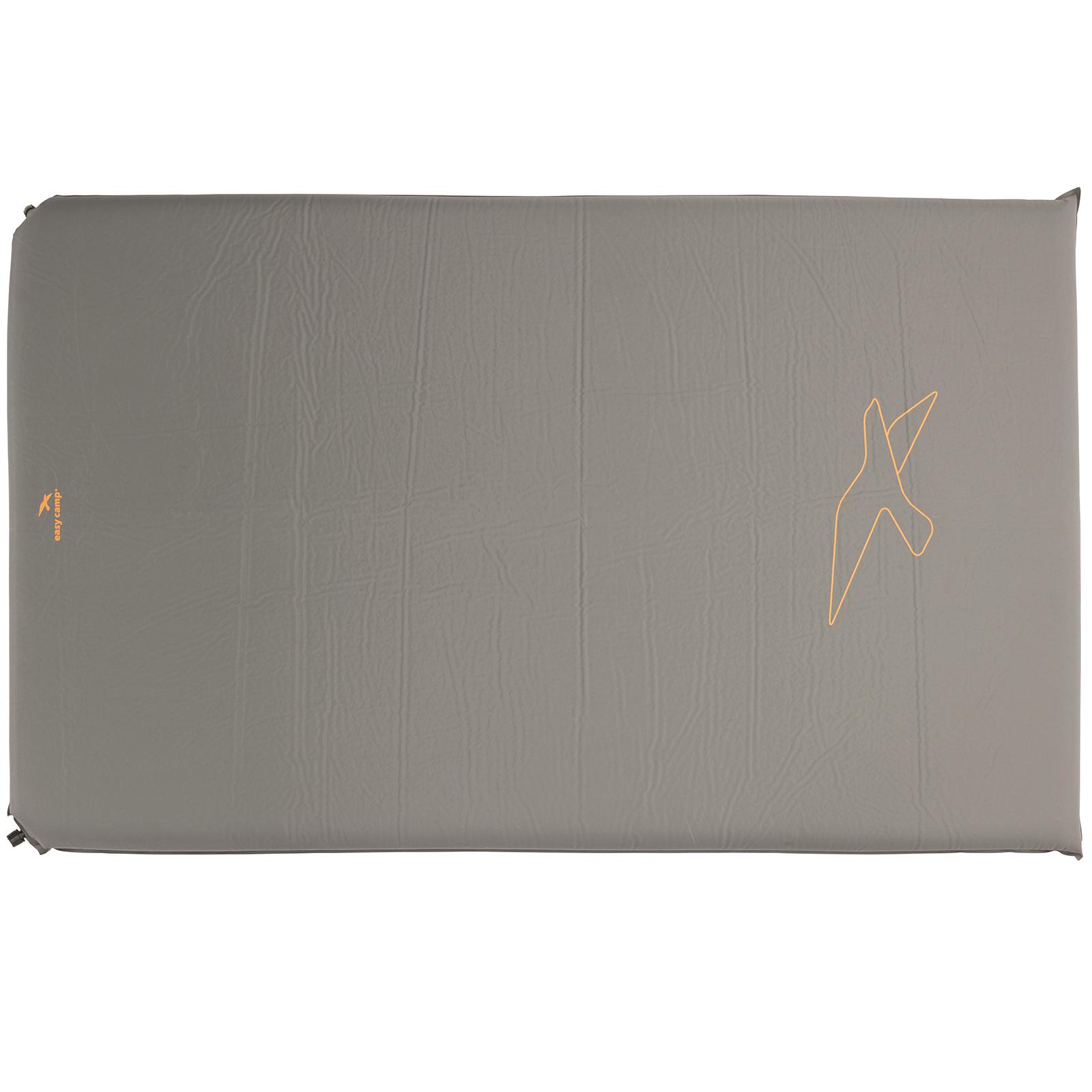 Коврик самонадувающийся Easy Camp Self-inflating Siesta Mat Double 10 см Grey (300056)
