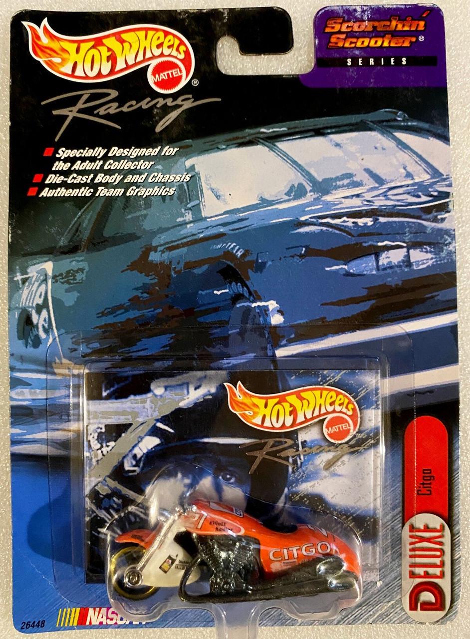 Игрушечный мотоцикл Hot Wheels Scorchin Scooter №21 Citgo 2000 Pro Racing Deluxe NASCAR (26448)