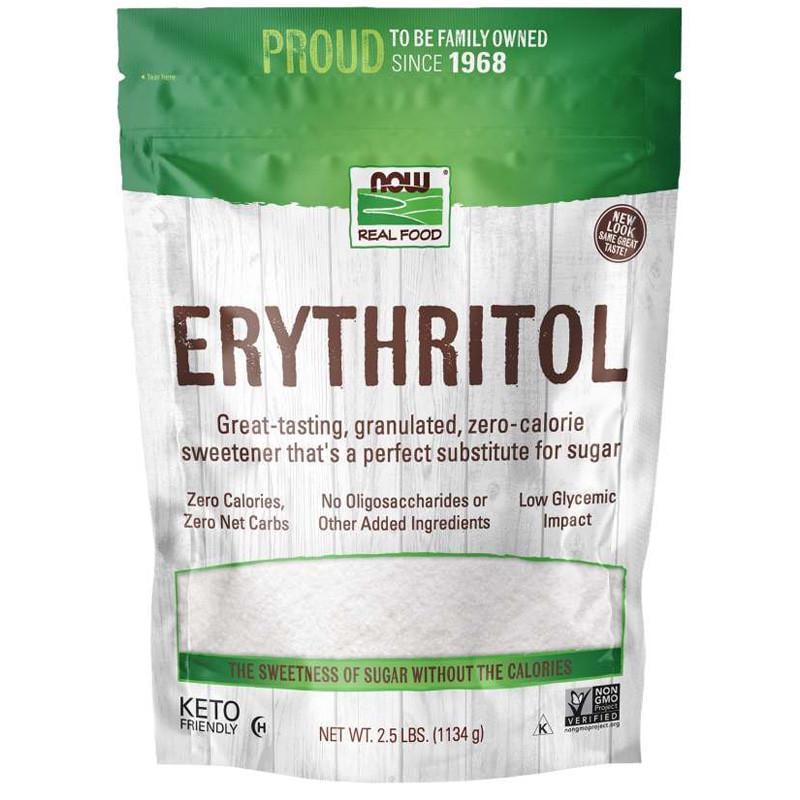 Еритритол натуральний підсолоджувач Now Foods Real Food Erythritol 1134 г