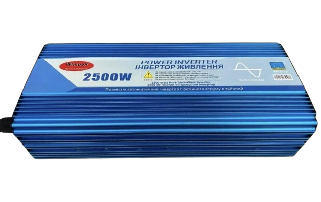 Перетворювач напруги Wimpex Power Inverter WX-2510 2500 W 12 V - фото 1 Перетворювач напруги Wimpex Power Inverter WX-2510 2500 W 12 V - фото 1