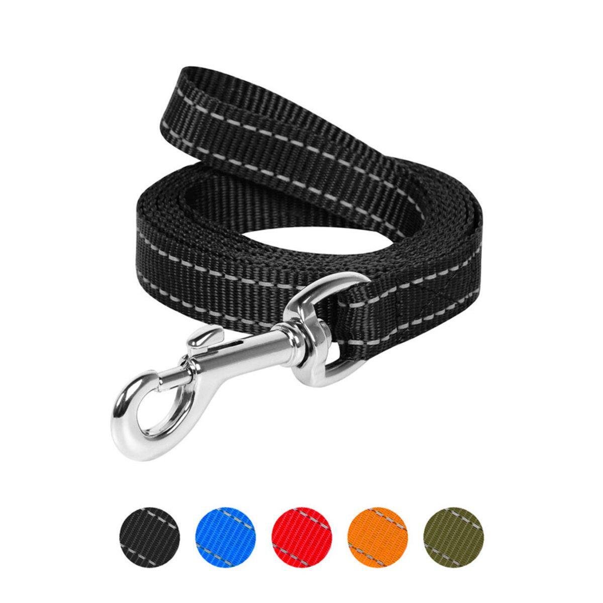 Поводок Dog Extreme из нейлона 25 мм х 200 см Черный (04681 Col) - фото 2 Поводок Dog Extreme из нейлона 25 мм х 200 см Черный (04681 Col) - фото 2