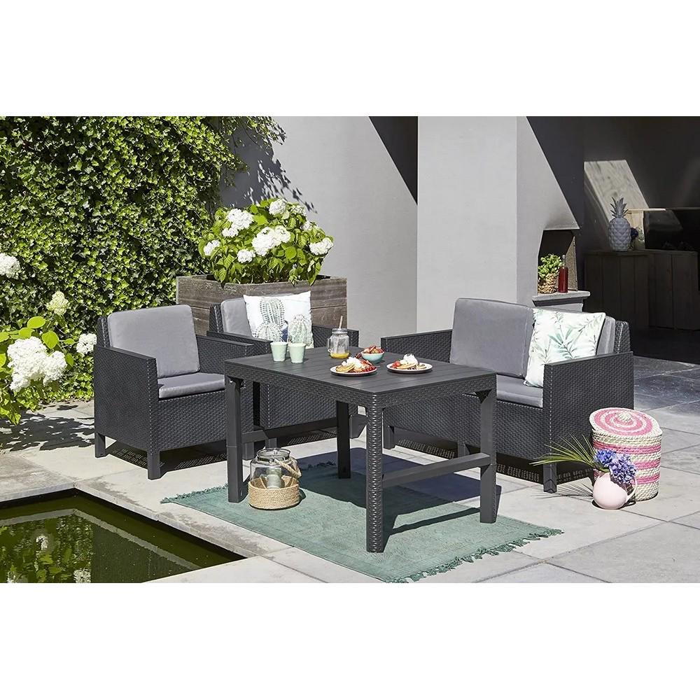 Стол садовый Keter Lyon Графитовый (232300) - фото 13 Стол садовый Keter Lyon Графитовый (232300) - фото 13