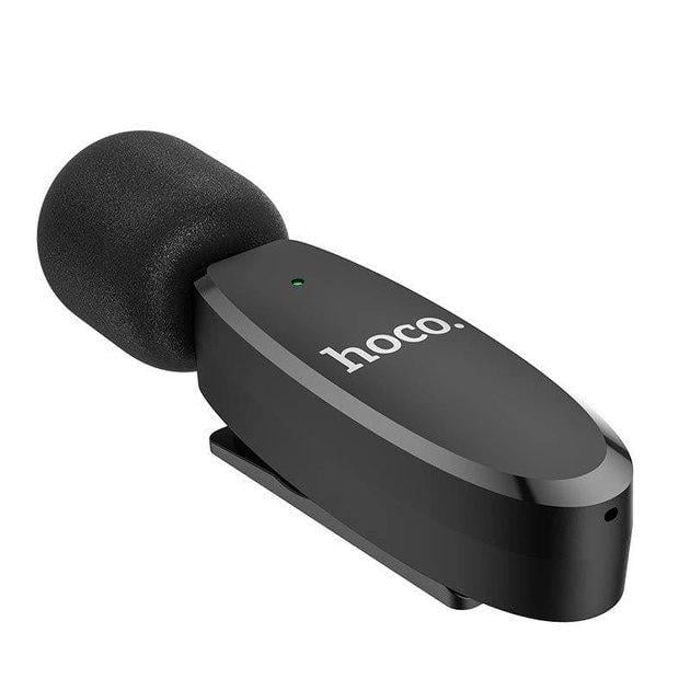 Микрофон беспроводной цифровой Hoco для Lightning L15 Black (651566) Микрофон беспроводной цифровой Hoco для Lightning L15 Black (651566)