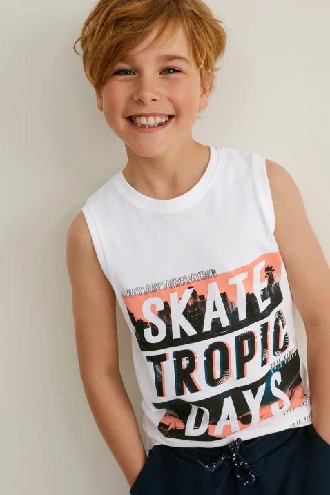 Майка для мальчика C&A 158-164 см Белый