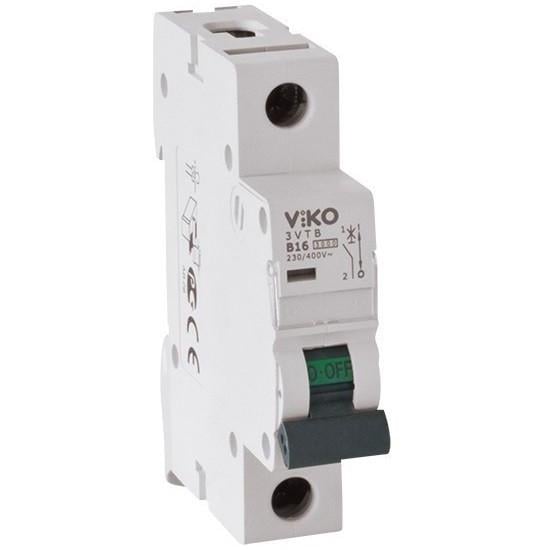 Автоматический выключатель Viko 4VTB-1C20 20А однополюсный 4,5 кА
