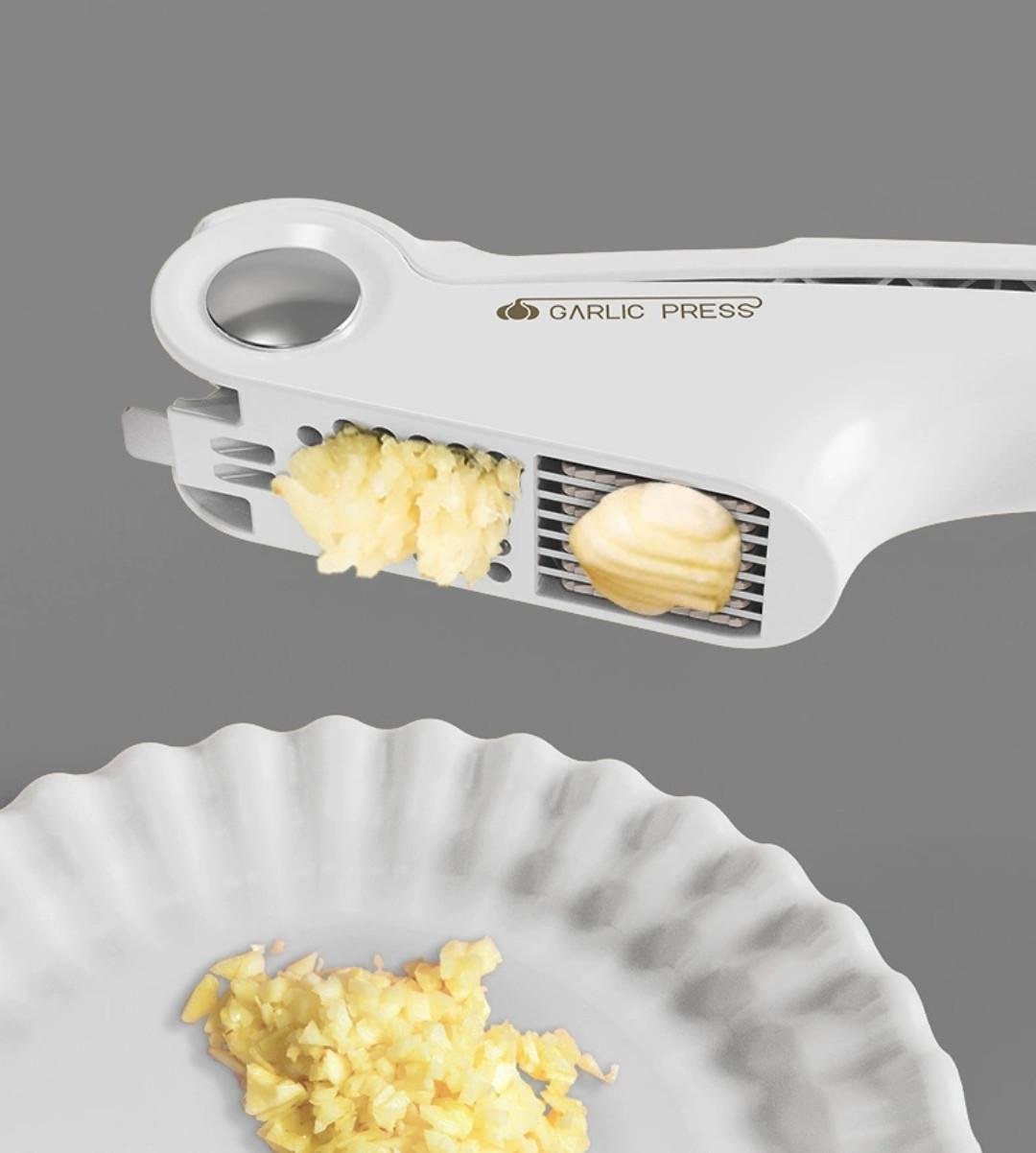 Часникодавка багатофункціональна Garlic Press kit 4 в 1 Білий (2542649684) - фото 4 Часникодавка багатофункціональна Garlic Press kit 4 в 1 Білий (2542649684) - фото 4