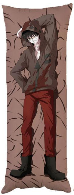 Подушка дакимакура Зак Ангел кровопролития декоративная ростовая для обнимания 50x170 см (1834021346)