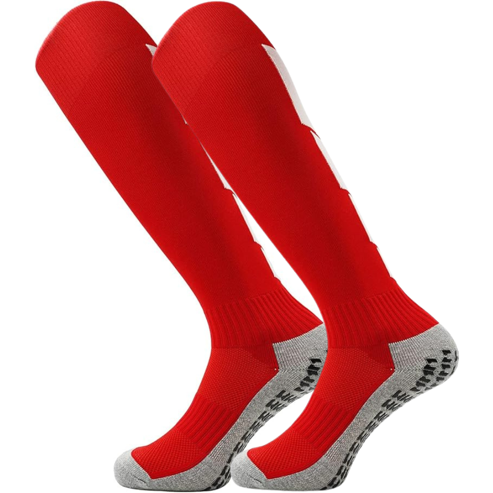 Гетри футбольні ігрові тренувальні спортивні з антиковзним покриттям L EU р. 42-45 Червоний - фото 1 Гетри футбольні ігрові тренувальні спортивні з антиковзним покриттям L EU р. 42-45 Червоний - фото 1